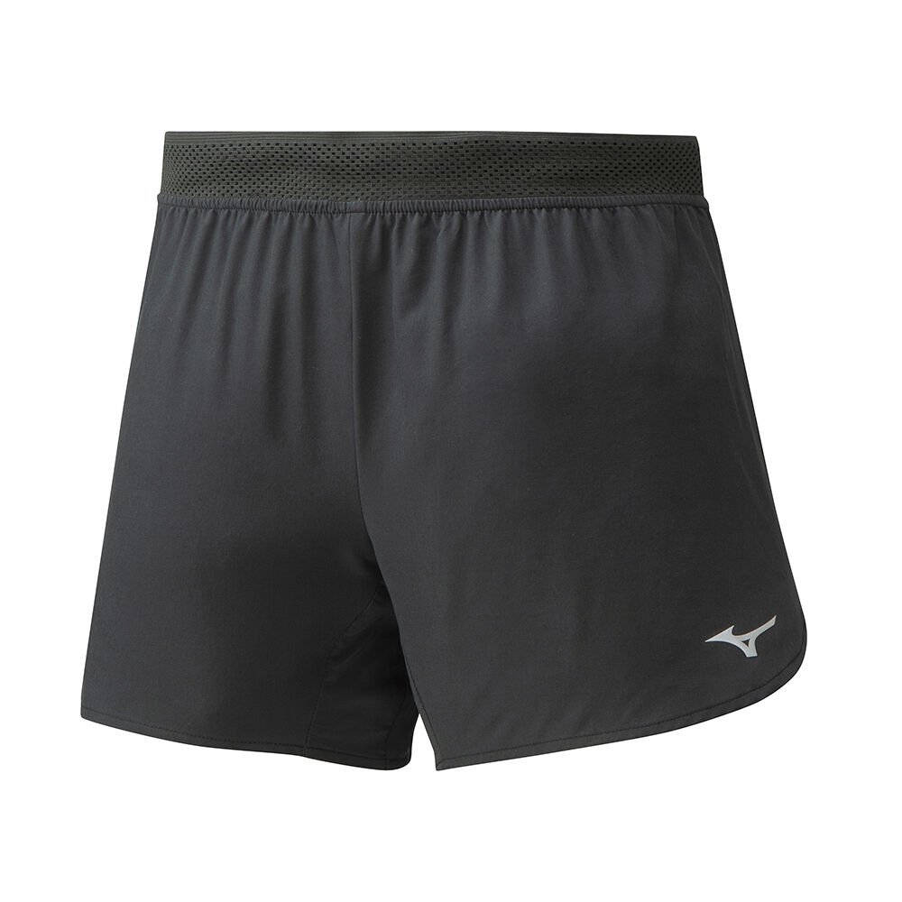 Mizuno Women's Shorts Black ER 4.5 2in1 Apparel - J2GB030309